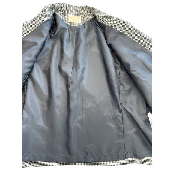 "PENDELTON" 100% Pure Virgin Wool Blazer,16, Houndstooth Pattern,Workwear,Office - Picture 7 of 8